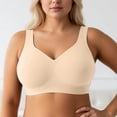 thumbnail image 2 of Supportive Wireless Full Coverage Bras for Everyday Comfort and Shape — Seamless Full Cup Uplift Full Support Wire-Free Bra for Plus Size All Seasons Everyday Wear, 2 of 4