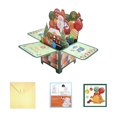 thumbnail image 2 of EGNMCR Christmas Decorations, Christmas Gifts Christmas Card Up Christmas Tree With Lights And Music Greeting Card Christmas Tree Up Christmas Card LED Light Christmas Card Greeting cards, 2 of 5