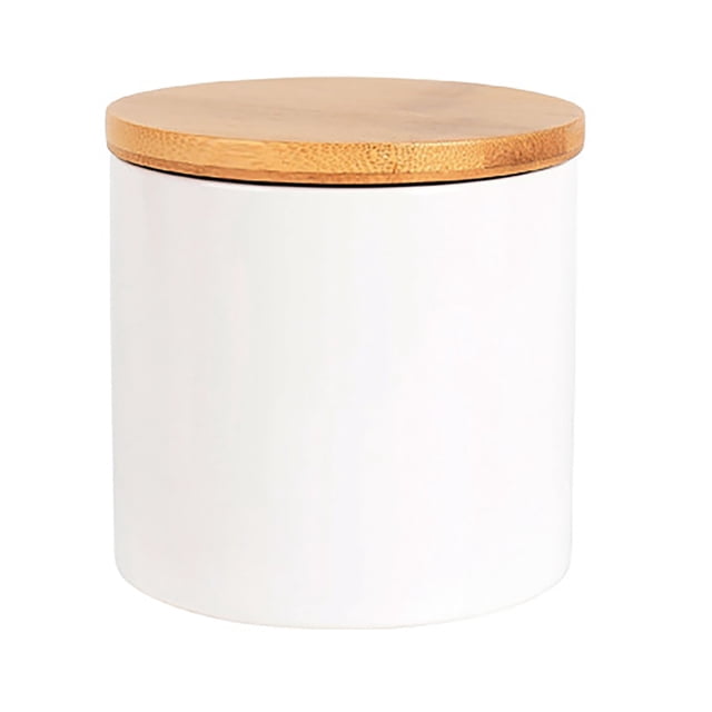 Gkeoshab Storage Containers Tea Coffee Sugar Canisters 8.8 Oz Sugar Container Ceramic Tea Jars With Airtight Lid Kitchen Canisters Food Storage Jars Tea Coffee Canisters Set Home & Garden