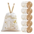 thumbnail image 2 of 15/75 Count Drawstring Trash Bags Cartoon Pattern Thickened Garbage Bags 19.7" X 17.7"Unscented Trash Bags For Kitchen Bathroom Waste Liners, 2 of 9