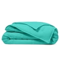 thumbnail image 1 of Cosy House Collection Luxury Down Alternative Comforter - Rayon Derived from Bamboo - Bedroom Essentials - All Season Use - Box Stitch Construction & Duvet Loops (Full/Queen Turquoise), 1 of 4