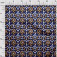thumbnail image 2 of oneOone Tissu Popeline de Coton Rayé & Paisley Ikat Imprimé 1 Yard 56 Pouces de Large, 2 of 4