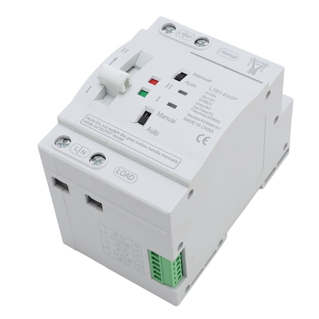 Smart Double Power Automatic Transfer Switch PZ30 Distribution Box DIN Rail ATS Mini Generator Changeover Switch