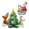 thumbnail image 4 of Baohd Vertical Balloon Christmas Decoration Inflatable 4D Elderly Reindeer Christmas Tree Super Large Balloon, 4 of 8