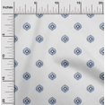 thumbnail image 1 of oneOone Georgette Viscose Fabric Circle Ikat Decor Fabric Printed BTY 42 Inch Wide, 1 of 4