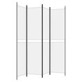 thumbnail image 3 of vidaXL 4-Panel Room Divider White 200x220 cm Fabric, 3 of 5