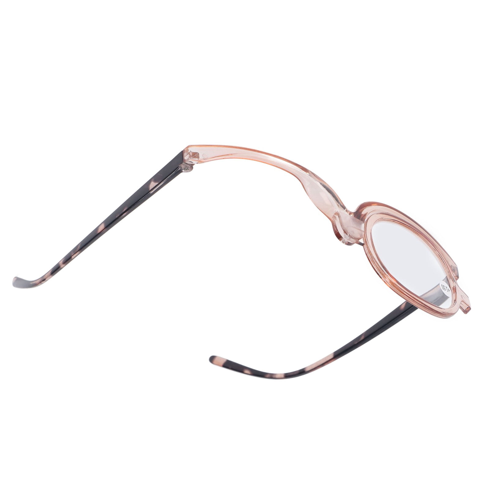 Eye Makeup Glasses, Makeup Reading Glasses Plastic Shelf Exquisite Skin Friendly  for the Old for Reading +3.50