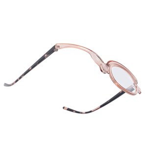 Eye Makeup Glasses, Makeup Reading Glasses Plastic Shelf Exquisite Skin Friendly  for the Old for Reading +3.50