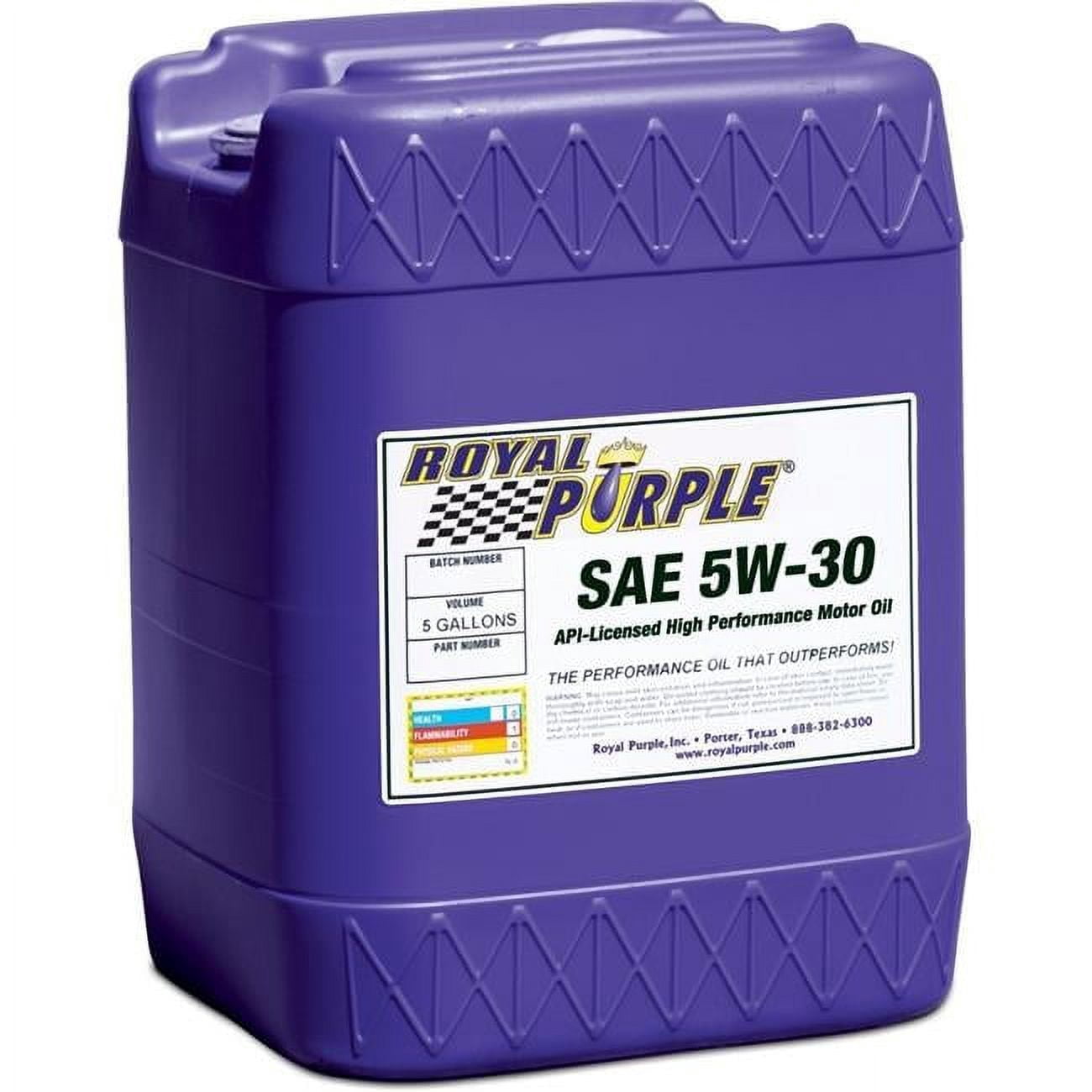 Royal Purple ROY05530 5 gal SAE 5W30 High Performance Synthetic Motor Oil