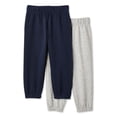 thumbnail image 2 of George Toddlers' Gender Inclusive Fleece Jogger 2-Pack, 2 of 2