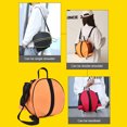 thumbnail image 4 of Basketball Backpack Adjustable Strap Football Bag Training Pocket Oxford Mesh Pockets Baseball Cloth Soccer Water Bottle Compartment Knapsack Red, 4 of 9