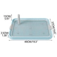 thumbnail image 3 of Pompotops Leakproof Home Dog Urine Basin Dog Toilet Clearance, 3 of 6