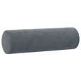 thumbnail image 3 of vidaXL 2 Piece Sofa Set with Pillows Dark Grey Velvet, 3 of 5