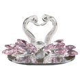 thumbnail image 2 of Crystal Swan Ornament Home Decoration Crafts Crystal Decoration Living Room, 2 of 5