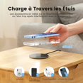 thumbnail image 4 of Jinsinto 15W fast wireless charger, Qi induction charger compatible with multiple smartphone models, 4 of 5