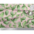 thumbnail image 2 of Soimoi Pink Moss Georgette Fabric Cactus Tree Print Fabric by the Yard 42 Inch Wide, 2 of 5