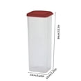 thumbnail image 3 of Meitianfacai Airtight Bread Storage Containers Bread Box Plastic Reusable Loaf Cake Clear Bread Dispenser Fresh Bread Organizer Bin, 3 of 8