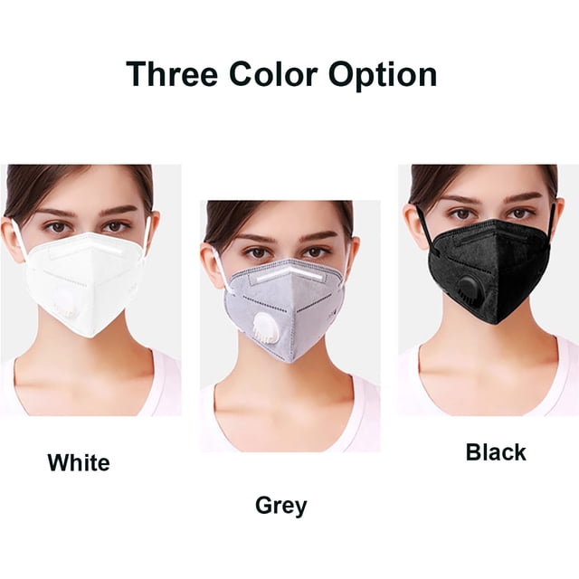 6-layer Protection Anti Dust Face Mask with Valve PM2.5 Anti-saliva Safety Mask