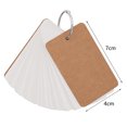 thumbnail image 3 of 1Pad 100 Pcs Flash Cards 1.6x2.8 inch Index Cards with Ring Lined Note Card, Mini Blank Flash Cards Pad Index Note Bood Sticky Note Pads, Note Pads Cute, Education Supplies & Craft Supplies, White, 3 of 9