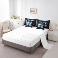 thumbnail image 3 of YST Movie Time Vintage Film Theater Comforter Set, Queen (7 Count), 3 of 5