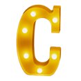 thumbnail image 2 of TopLLC Christmas Decor LED Letter Lights Sign Light Up For Home Party Wedding Decoration Light Up Letters Alphabet Letter Sign Battery Powered For Christmas Birthday Party Decoration warning light, 2 of 3