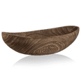thumbnail image 1 of Bouclair Natural Oval Wood Bowl, 1 of 3