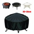 thumbnail image 4 of MYG Housse de Foyer Ronde pour Foyer 33,86 Po X 14,17 Po, Housse de Foyer Ronde en Tissu Oxford 420D Robuste, Couverture Complète pour Foyer de Patio Extérieur, Housse Imperméable pour Bol à Feu, 4 of 9