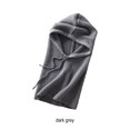thumbnail image 2 of Ruiboury Winter Essential Knitted Hooded Cap For Cold Weather Adventures Warm And Stylish Dark Grey, 2 of 6
