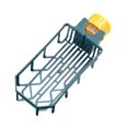 thumbnail image 2 of Oleegame 1PC Shower Soap Dish With Hook Sink Sponge Rack Stand Kitchen Faucet Storage Rack Sponge And Towel Rack Drain Basket Home Kitchen Cleaning Tools Blue, 2 of 4