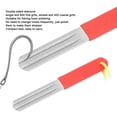thumbnail image 5 of Jinsinto Hook Sharpening Stone, Double Side 400/180 Grits Hook Diamond Sharpening Stone, Durable Fish Hook Sharpening Tool, Diamond Hook Grinding File for Outdoor Fishing, 5 of 5