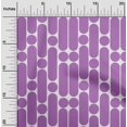 thumbnail image 2 of oneOone Polyester Spandex Purple Fabric Geometric Sewing Craft Projects Fabric Prints By Yard 56 Inch Wide, 2 of 4