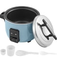 thumbnail image 1 of KFFKFF Industrial Rice Steamer, 60-Cup Rice Preparation Device, 13.74 Qt / 13 Liter Voluminous Rice Maker and Heater with Nonstick Interior Container, 24-Hour Temperature Maintenance, 1 of 9