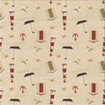 thumbnail image 1 of Ahgly Company Tapis d'Intérieur Lavable en Machine Carré Transitionnel Vanille Or, 6 Pieds Carré, 1 of 7