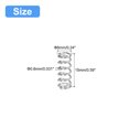 thumbnail image 2 of Unique Bargains Compression Spring, 5 Pack 304 Stainless Steel, 6mm OD, 0.8mm Wire, 15mm Length, 2 of 6