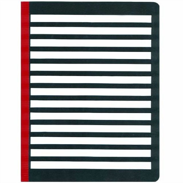 Guide d'Écriture Pliable Pleine Page - Noir-Blanc