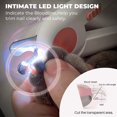 thumbnail image 3 of Cat Dog Nail Clippers and Trimmer with LED Light/Nail File Pet Toenail Clippers to Avoid Over Cutting Professional Grooming Tools for Small Animals Claw Care, 3 of 9