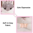 thumbnail image 4 of Soft Hamster Reading Pillow With Arms For All Ages Comfortable Backrest And Lumbar Support Pillow For Bed Chair Or Floor, 4 of 6