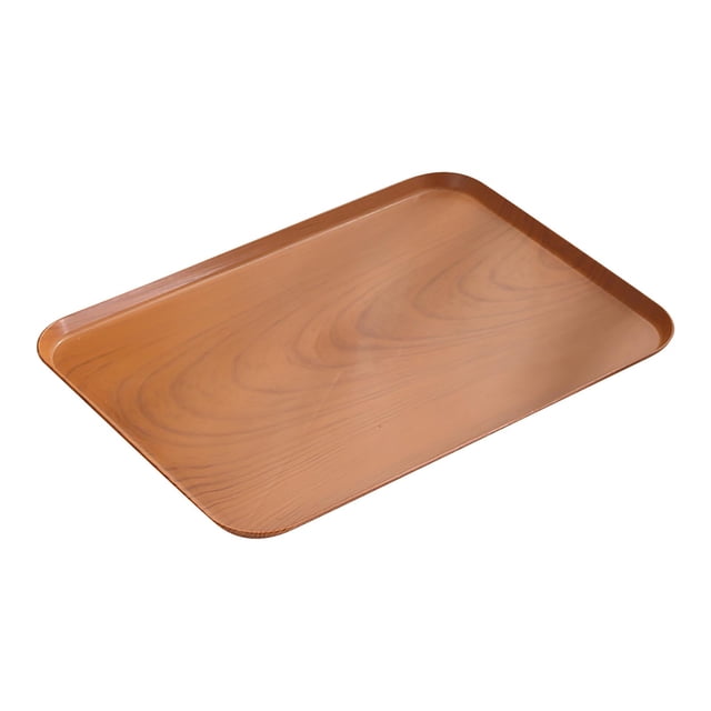 Meitianfacai Serving Tray Tea Tray, Imitation Wood Grain Tray, Cup Tray, Rectangular Tea Cup, Plastic Dinner Tray, Water Cup, Tea Tray, Fruit Tray, Mop Tray