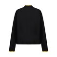 thumbnail image 4 of Doomiva Kids Girls Figure Skating Rhinestones Jackets Athletic Jacket Sweatshirts Ice Skating Gym Training Tops Gold 6, 4 of 7