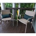 thumbnail image 4 of VargottamIndoor/OutdoorPolyester FabricLumbarPillowCover,All-Weather Waterproof Rectangular Cushion Case for Patio Furniture,16" x 24"Set of 2-Dark Navy Blue, 4 of 7