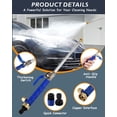 thumbnail image 2 of Buse à Jet Améliorée pour Boyau d'Arrosage, Baguette de Laveuse Électrique Hydro Jet, Outils de Laveuse Haute Pression avec 2 Buses Différentes et Raccords Rapides pour Boyau, 2 of 6