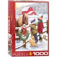 thumbnail image 1 of Christmas Pony 1000 Piece Puzzle, 1 of 2