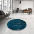 thumbnail image 3 of Ahgly Company Indoor Rectangle Abstract Teal Green Persian Area Rugs, 3' x 5', 3 of 6
