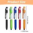 thumbnail image 3 of ZTTD 1Pcs Multifunction Stylus Pen Capacitive Touch Screen Ballpoint Pen with LED Light, Foldable Phone Holder Stand for Writing in the Dark, 3 of 7