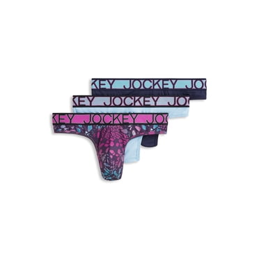 Jockey Men's Microfiber Stretch Thong - 3 Pack