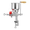 thumbnail image 1 of KFFKFF Manual Grain Mill with High Hopper, Hand-Crank Corn Grinder, Heavy Duty Cast Iron Wheat Grinding Mill with Stable Table Clamp & Dust Cover, 1 of 9