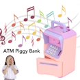 thumbnail image 4 of Electronic Piggy Bank,Mini ATM Piggy Bank Coin,ATM Piggy Bank Cartoon Music Smart Sensor Electronic Password Develop Habit Money Bank,Paper Money Saving Box Toy Birthday Gifts [pink], 4 of 9