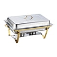 thumbnail image 4 of GUOOL Chafing Dish Buffet Chafer Set Rectangular Chafers for Banquet Party Wedding single grid, 4 of 9