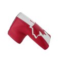 thumbnail image 4 of Golf Headcover Maple Leaf Styles PU Leather Soft Durable Golf Club Covers For Driver Fairway Hybrid Waterproof Protector Set 1, 4 of 6