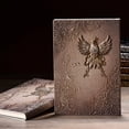 thumbnail image 4 of EGNMCR Diary NoteBook Notebooks for Work Retro Embossed Bird Pattern Notebook European A5 Notepad Stereo 100 Pages embossed notebook, 4 of 5